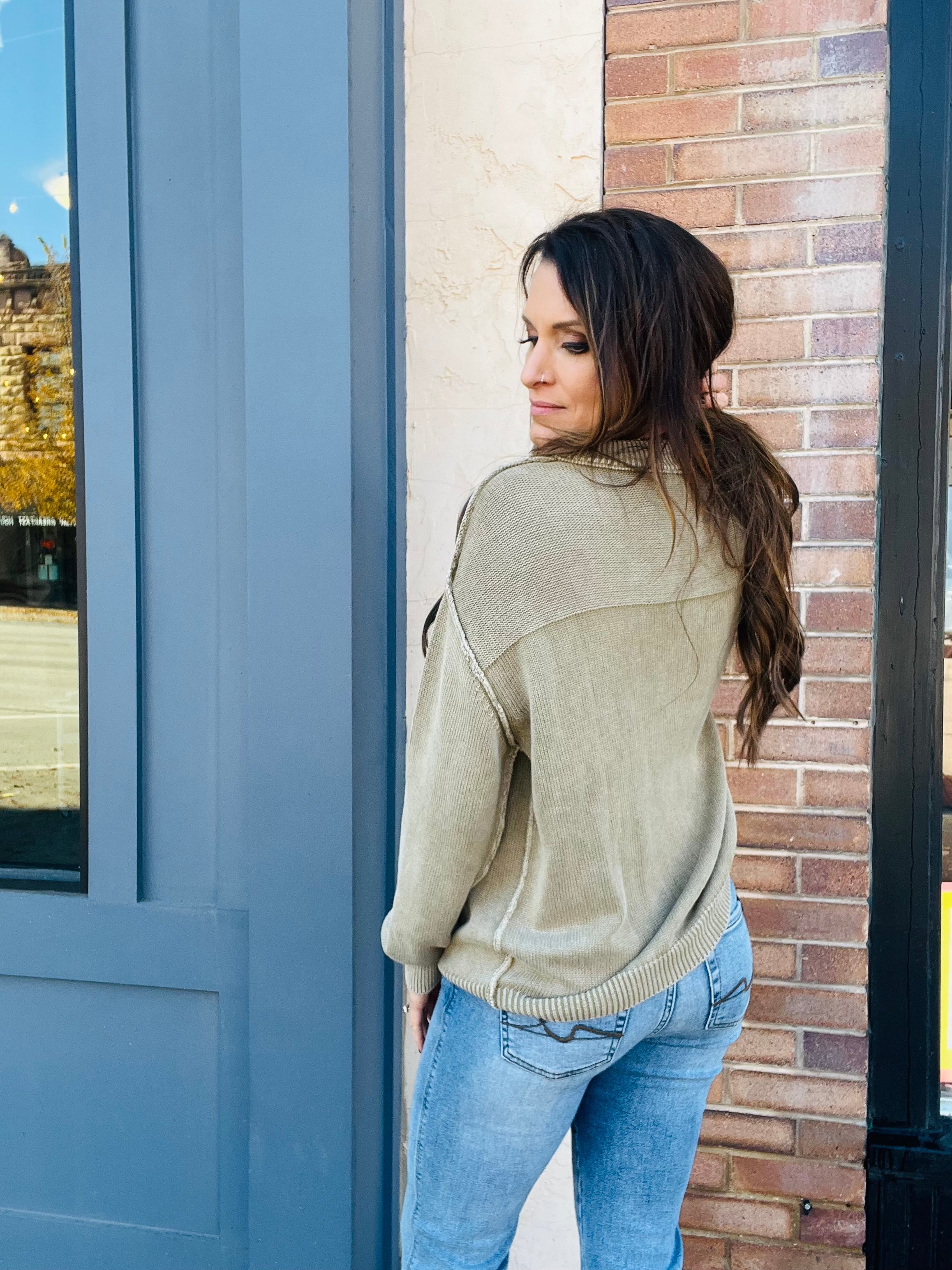 Vintaged Washed Sweater