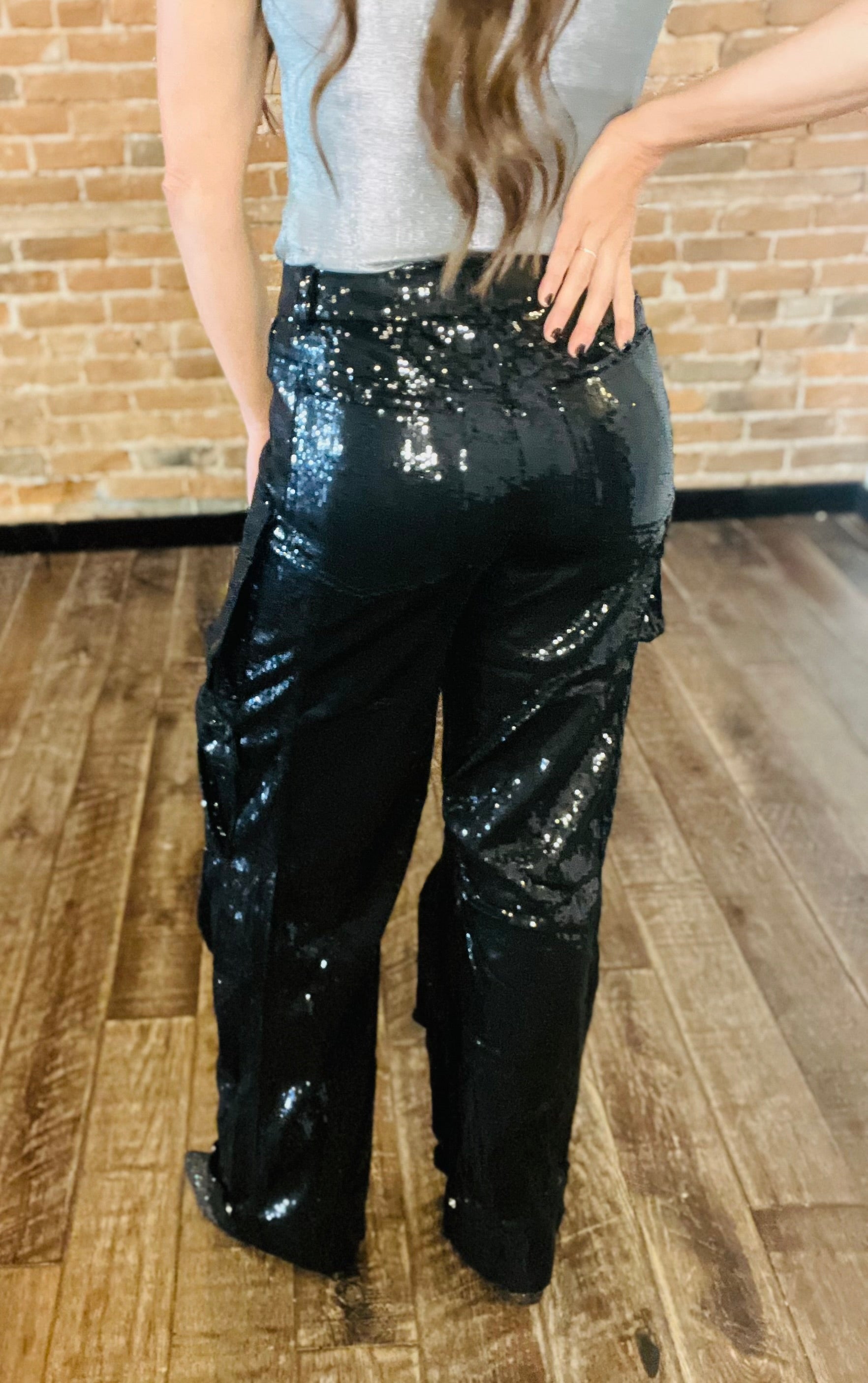 STEVE MADDEN Duo Sequin Pant