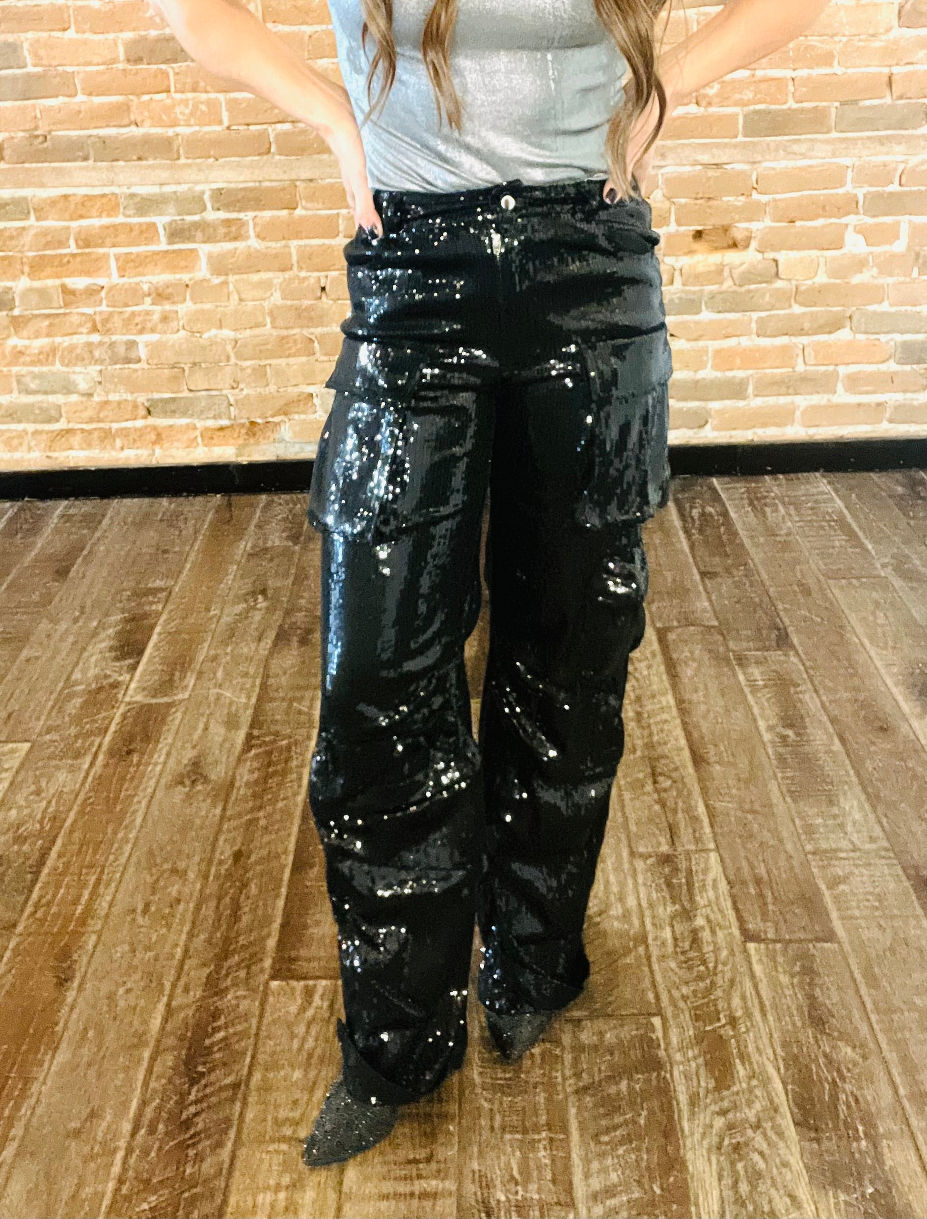 STEVE MADDEN Duo Sequin Pant