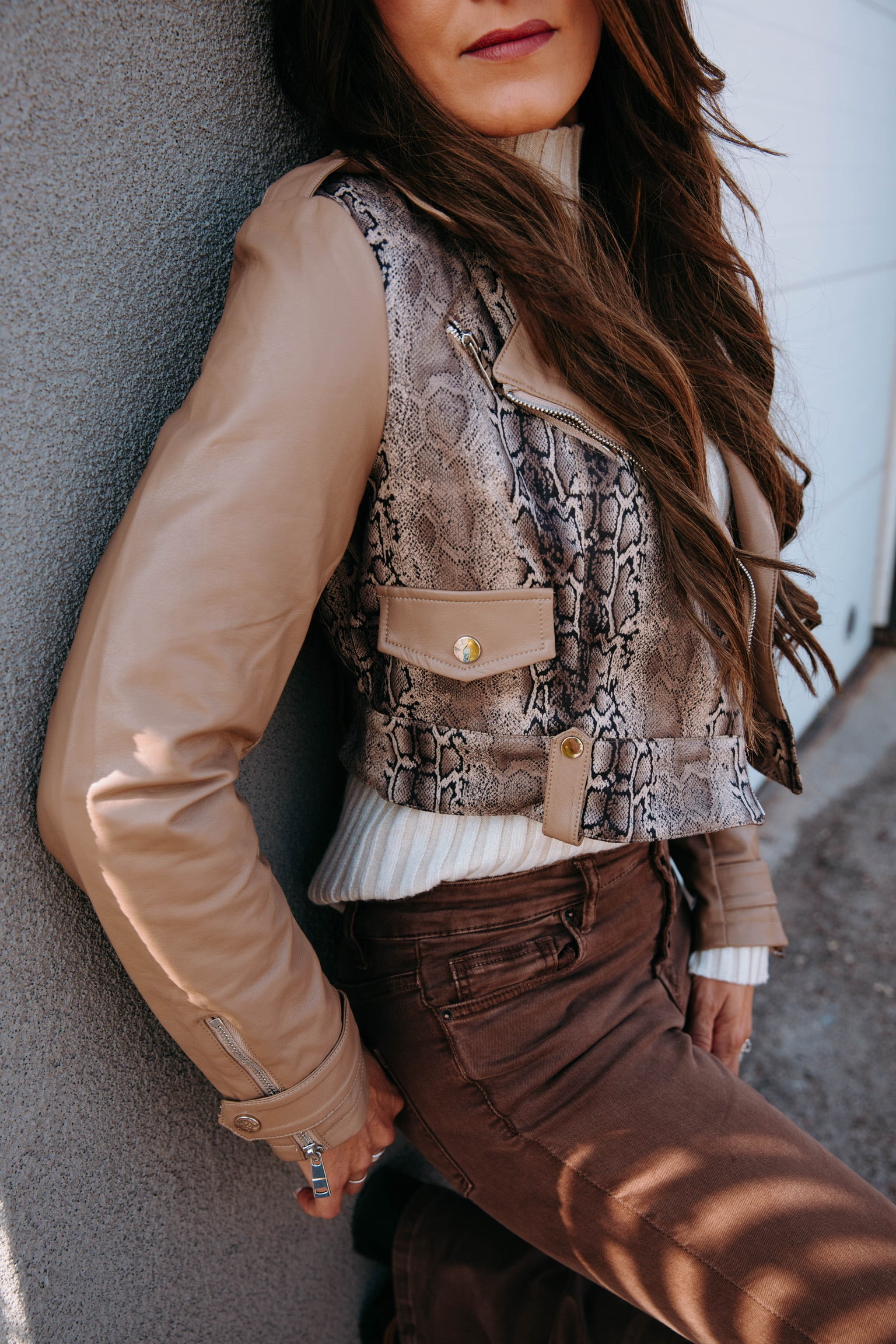 Snake Print Jacket