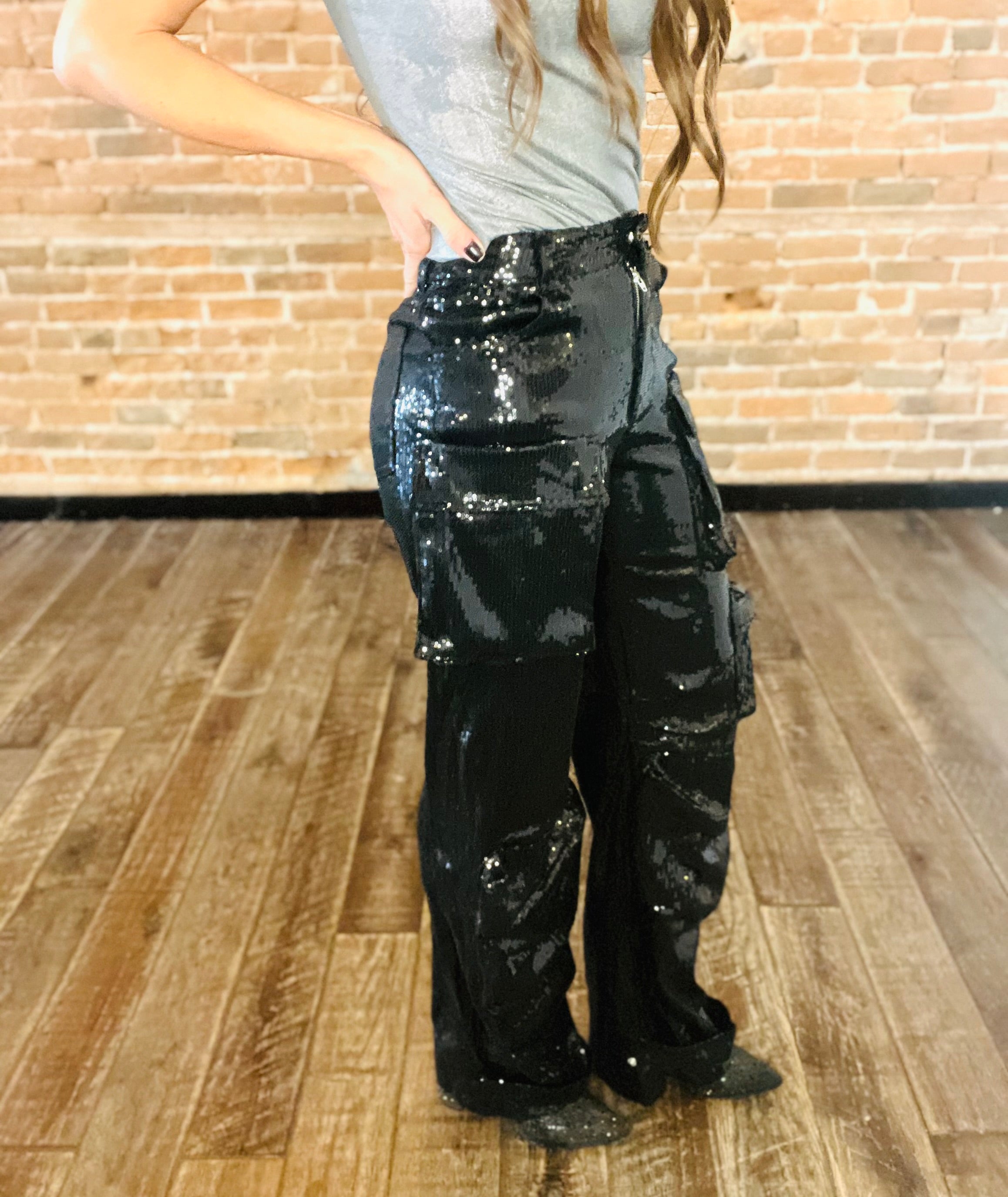 STEVE MADDEN Duo Sequin Pant