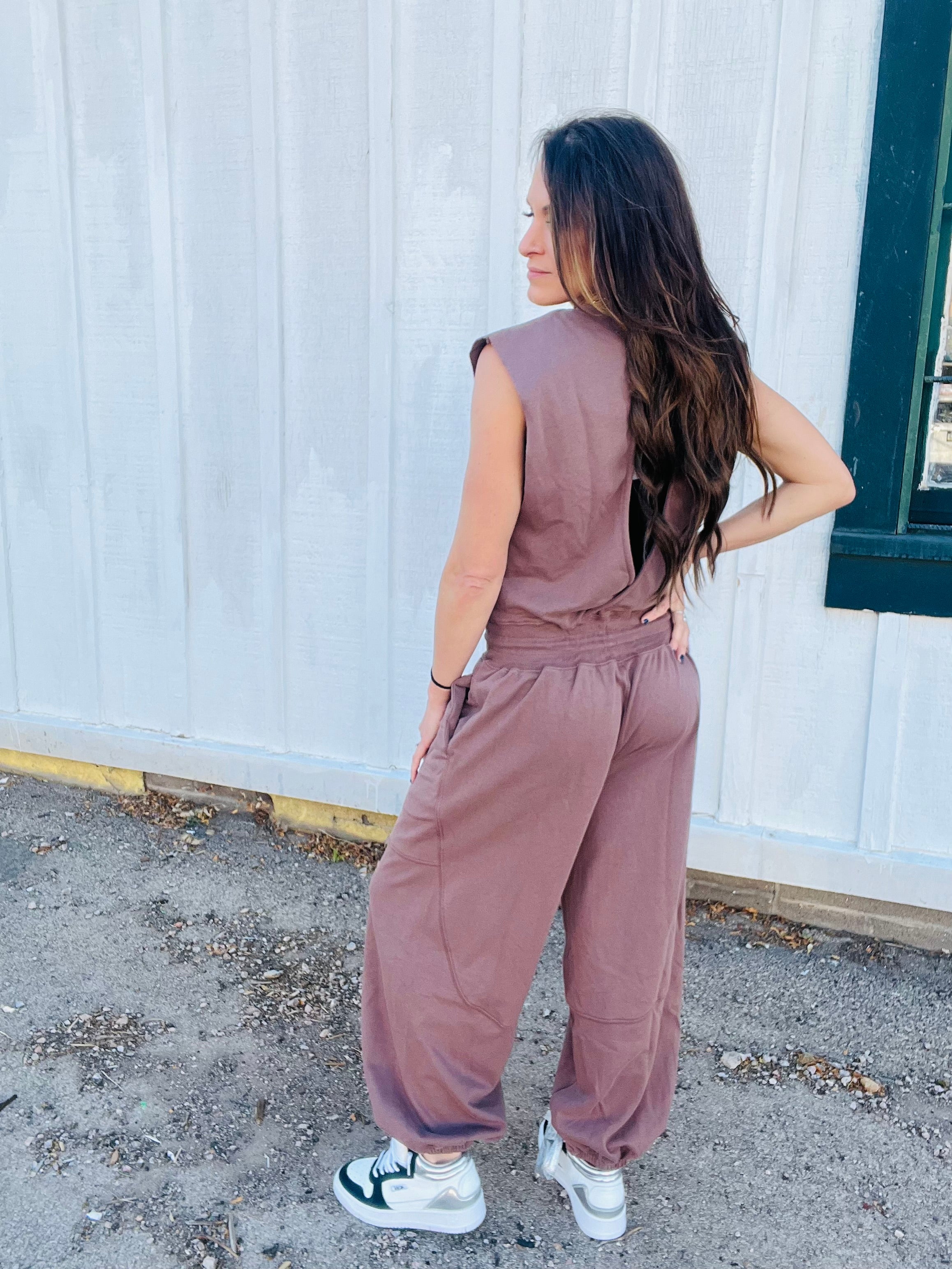 Open Back Jumpsuit