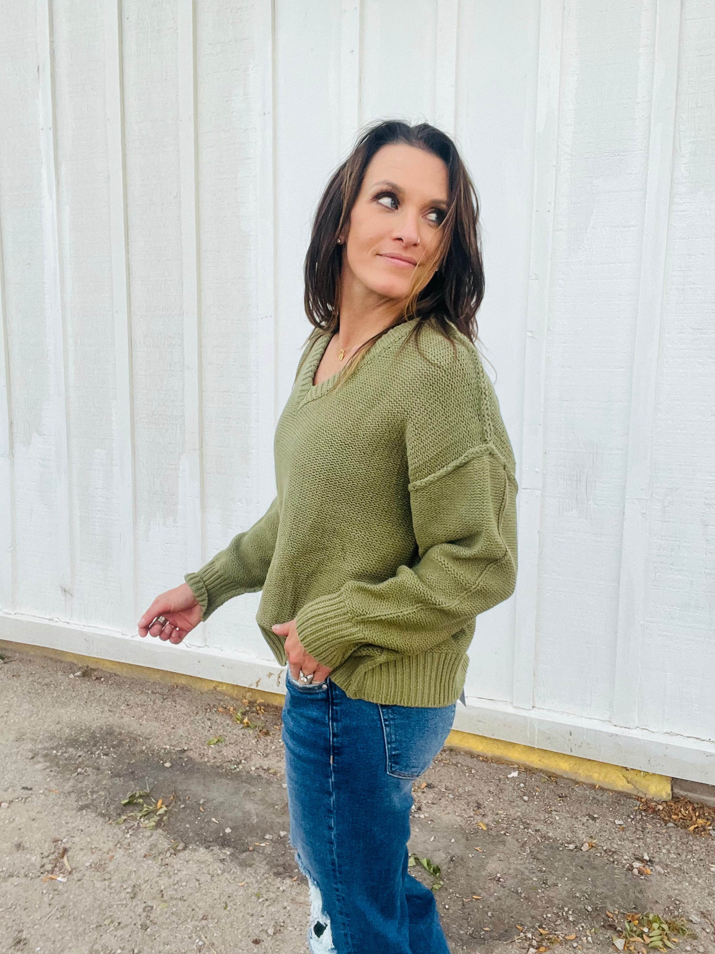 Autumn V-neck Sweater