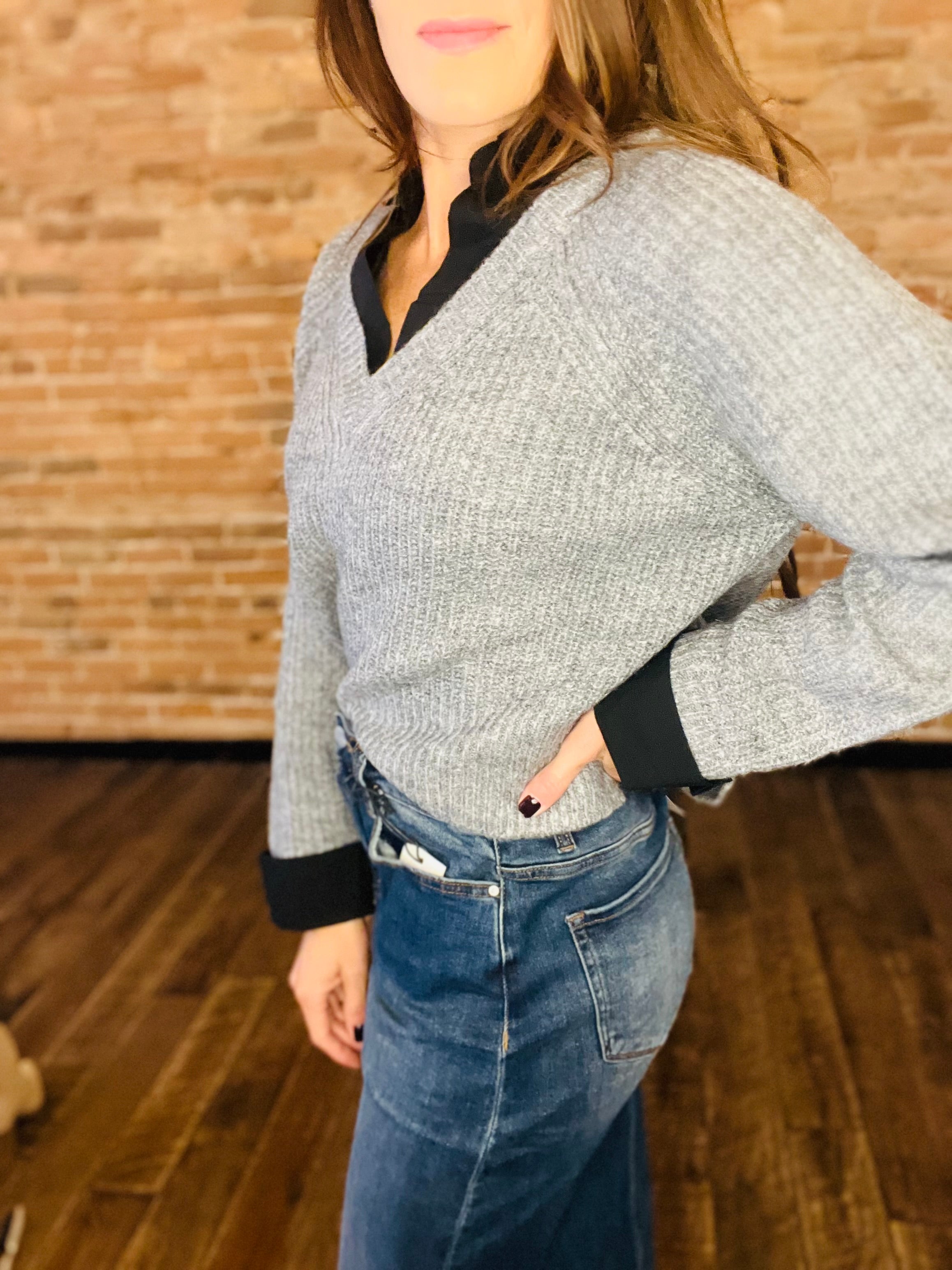 ELAN Layered Sweater