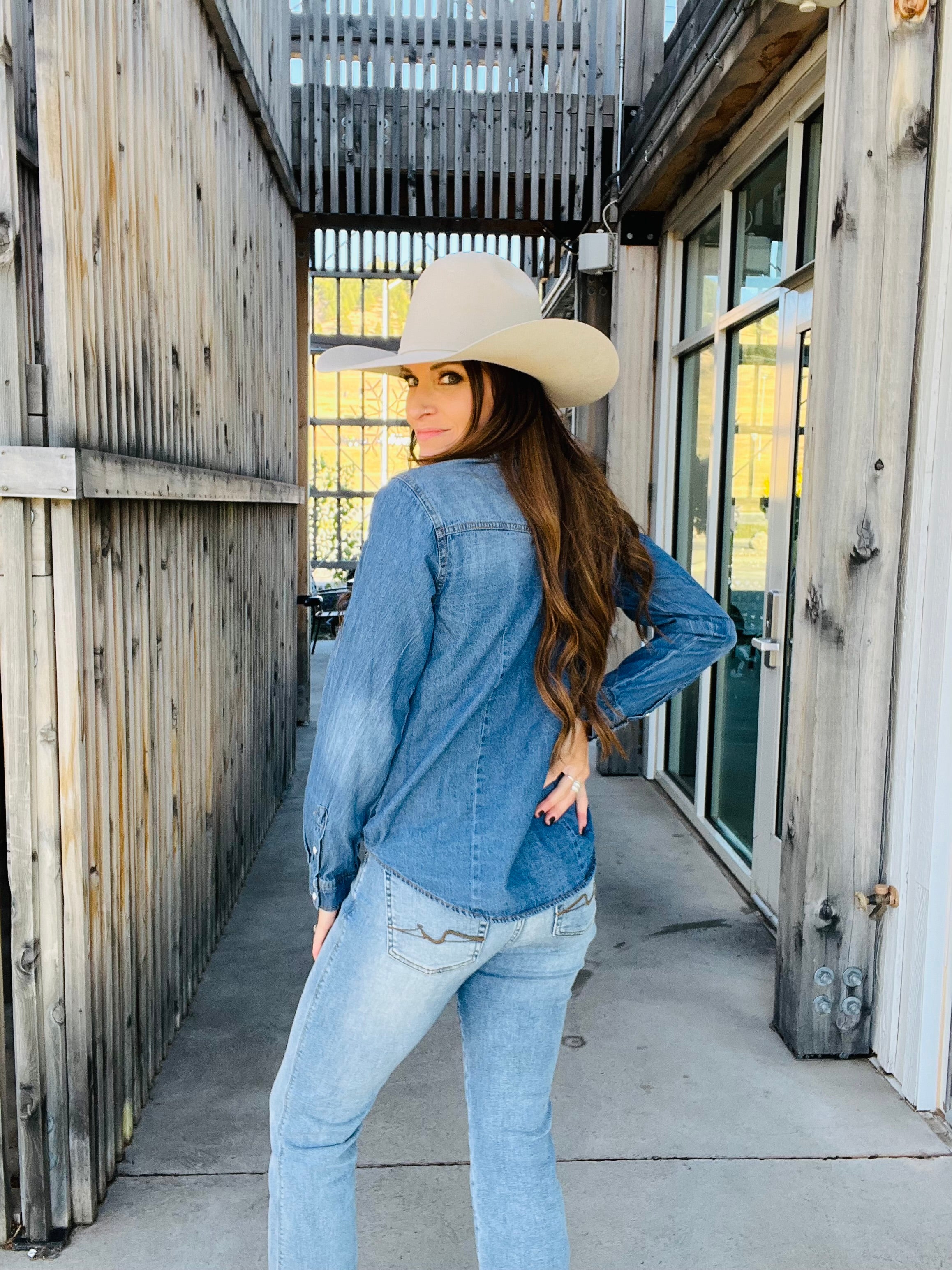 Denim Snap Shirt