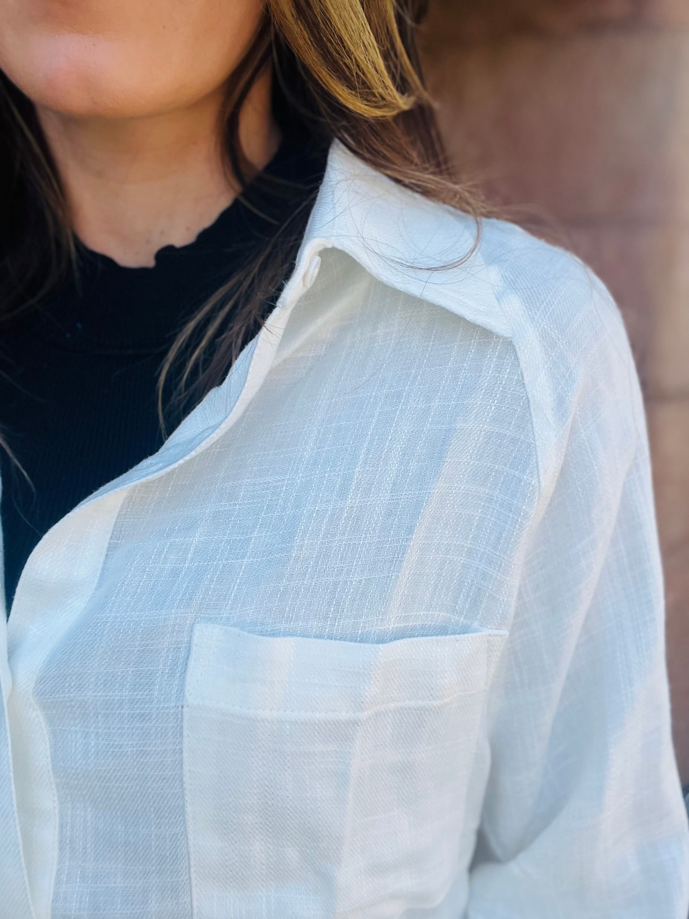 Classic Linen button Up