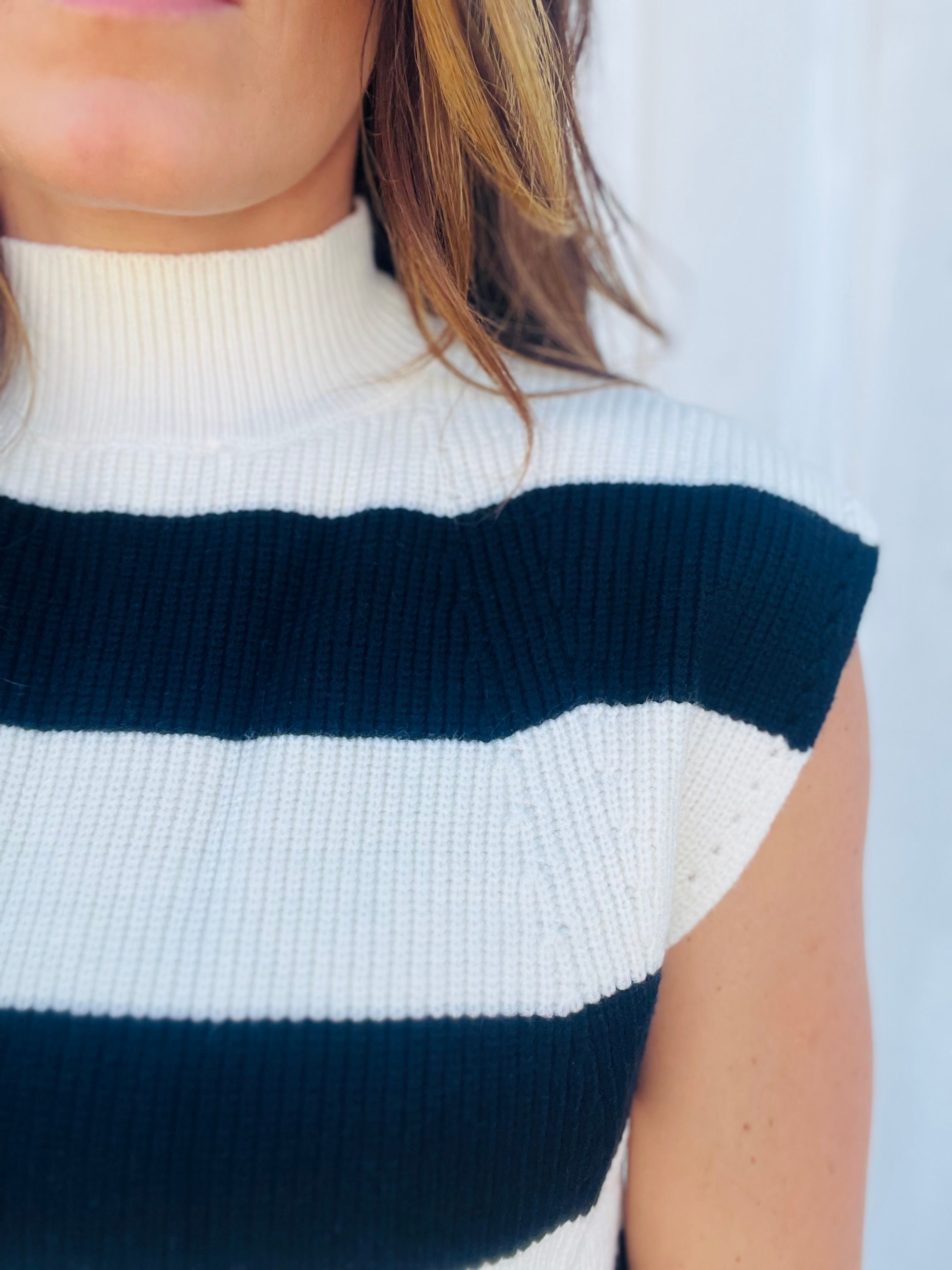 Monochrome Chic Sweater