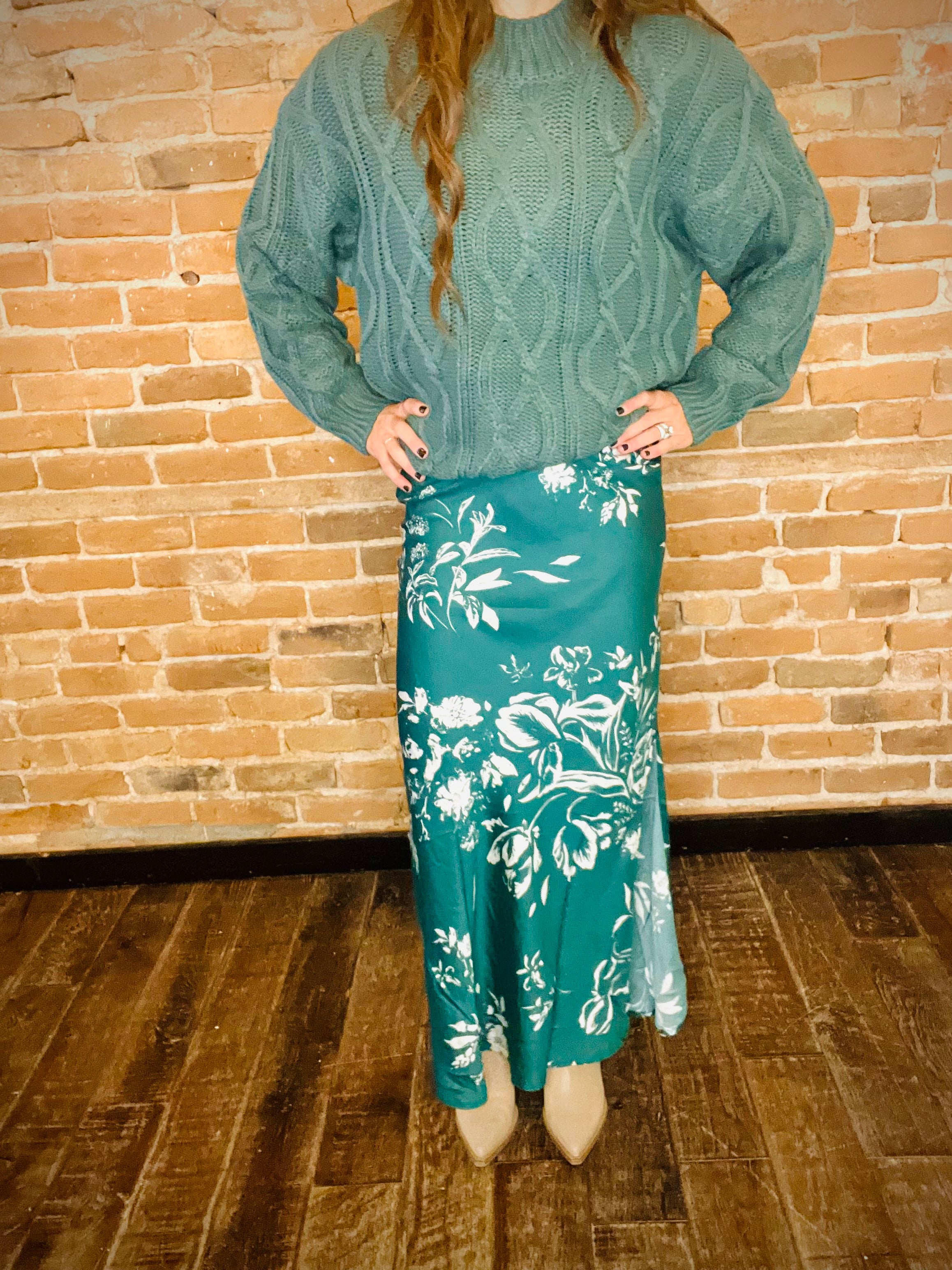 ELAN Jade Maxi Skirt