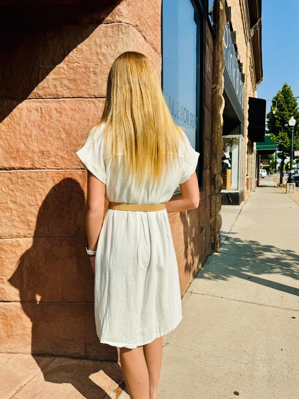 Casual Linen Dress